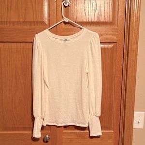 Francesca Ivory top. NWT size L